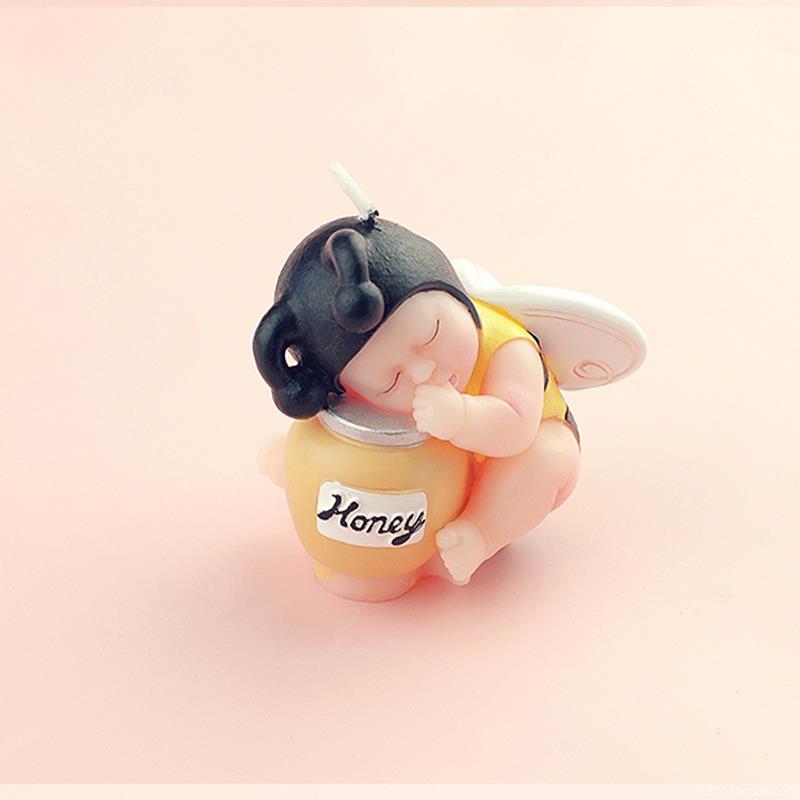 Mini Lovely Bee Candles Sleeping Baby Birthday Party Decoration Molds Baby Shower Bee Candle 4b45pub5n3z.jpg
